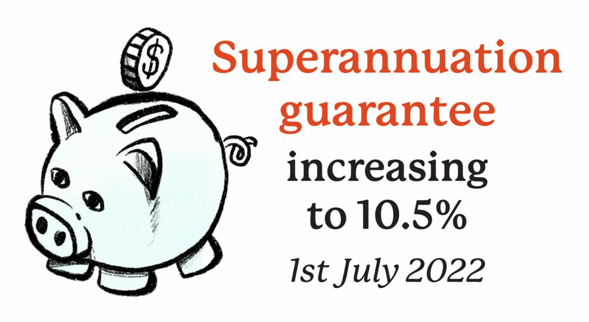 Superannuation Guarantee Rate Rise