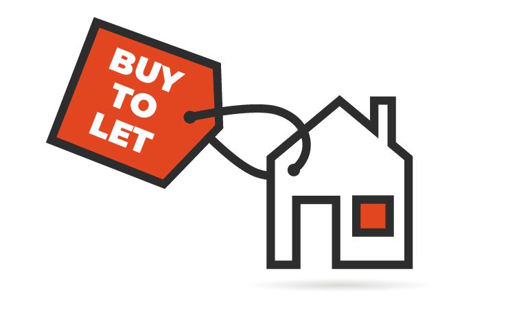 house showing buy-to-let sign