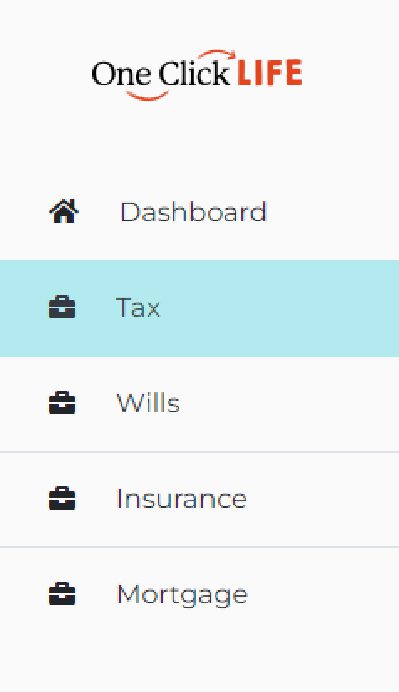 OCL Dashboard Menu - TAX