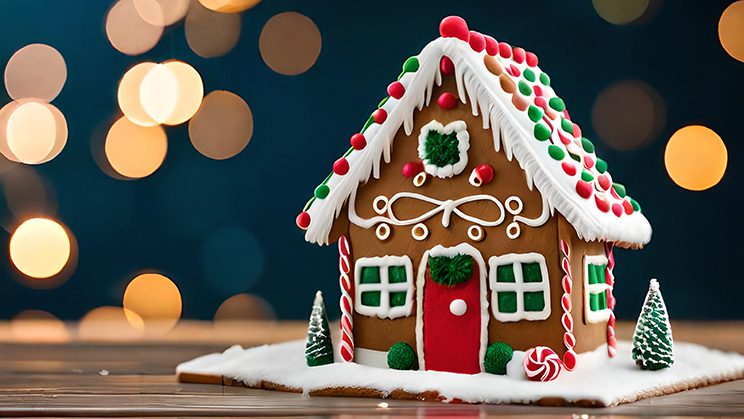 better mortgage rate this Christmas. Gingerbread home